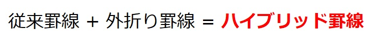 ハイブリッド罫線